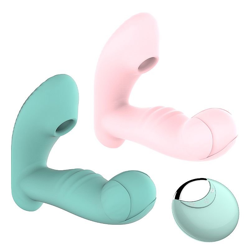 Vibrador de Ponto G com Pulsação - Dedilhar / Vem cá - Rosa