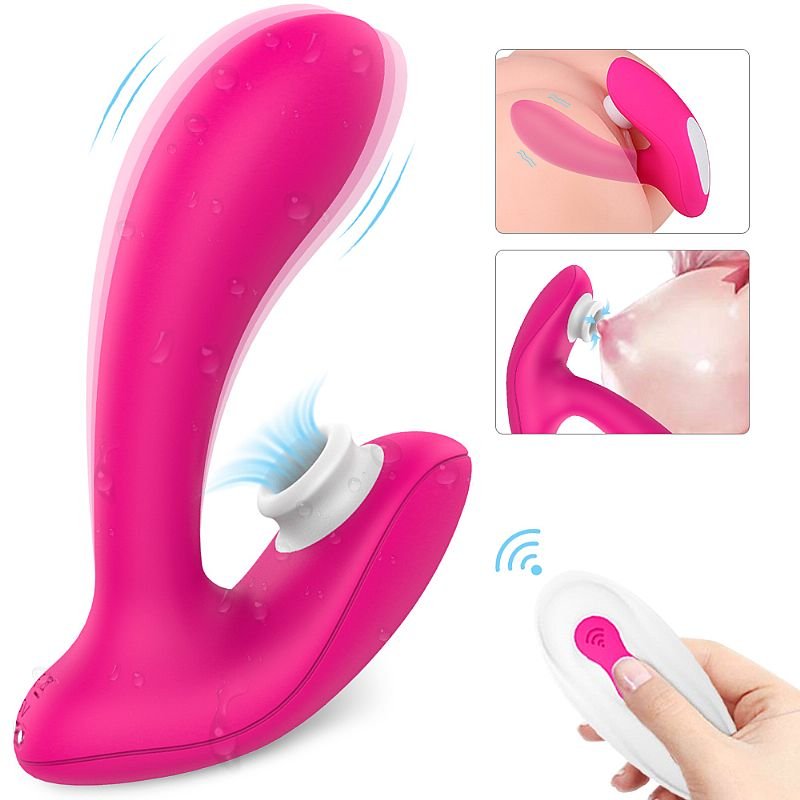 Vibrador de Ponto G com Pulsação - Tricker-Rct - S-Hande - Pink