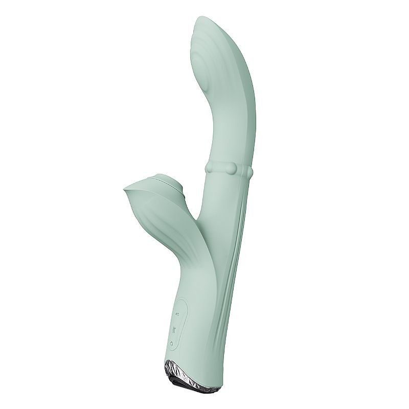 Vibrador de ponto G com Pulsação / Vai e Vem de Anel com Tela de LCD - Roxo
