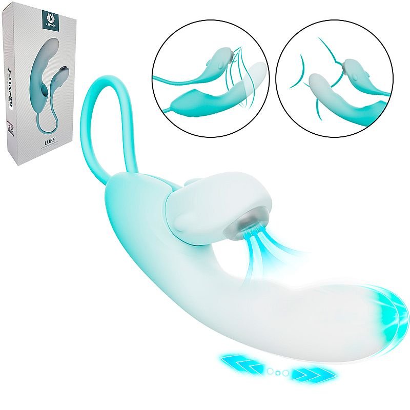 Vibrador de Ponto G com Pulsação / Vai e Vem - Lure -S-Hande