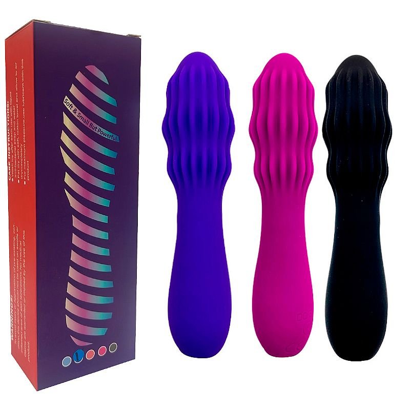 Vibrador de Ponto G com textura na ponta - Lilás