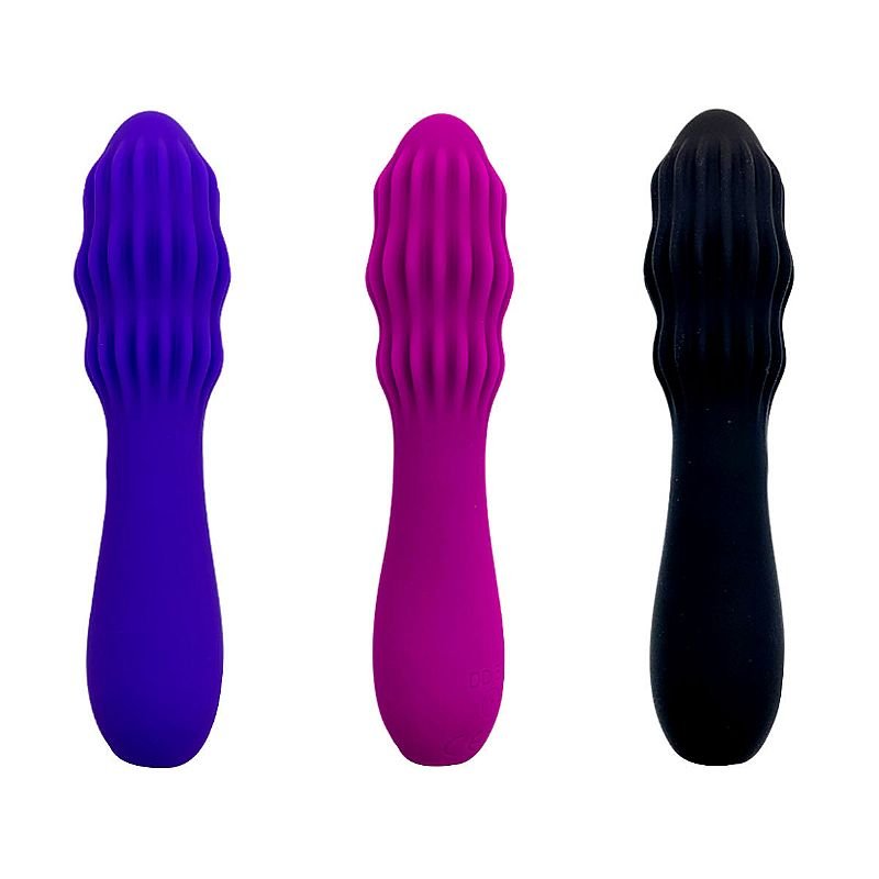 Vibrador de Ponto G com textura na ponta - Lilás