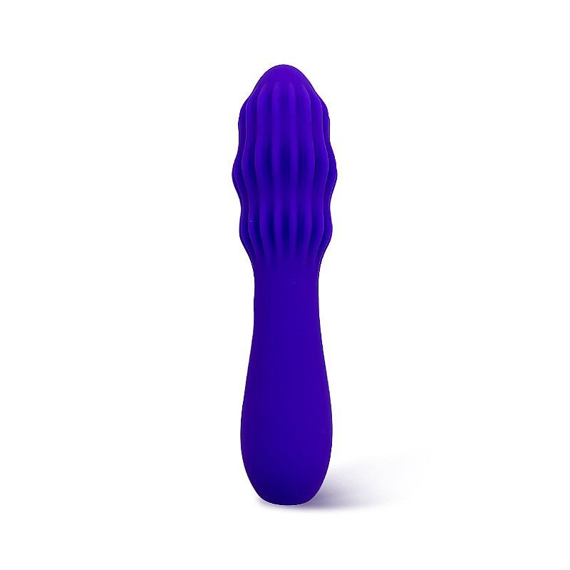 Vibrador de Ponto G com textura na ponta - Preto