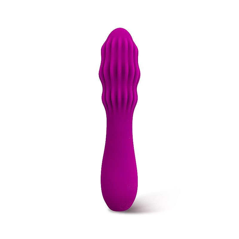 Vibrador de Ponto G com textura na ponta - Preto