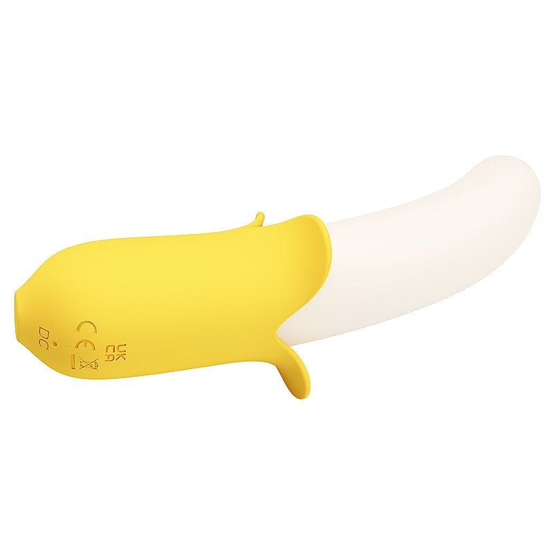 Vibrador de Ponto G com Vai e Vem - Banana Geek - Pretty Love