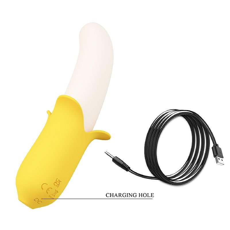 Vibrador de Ponto G com Vai e Vem - Banana Geek - Pretty Love