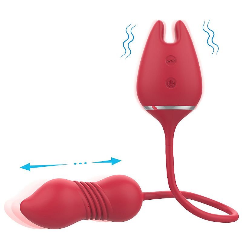 Vibrador de Ponto G com Vai e vem - Estimulador de Clitóris - Wonder lady - Recarregável - S-Hande