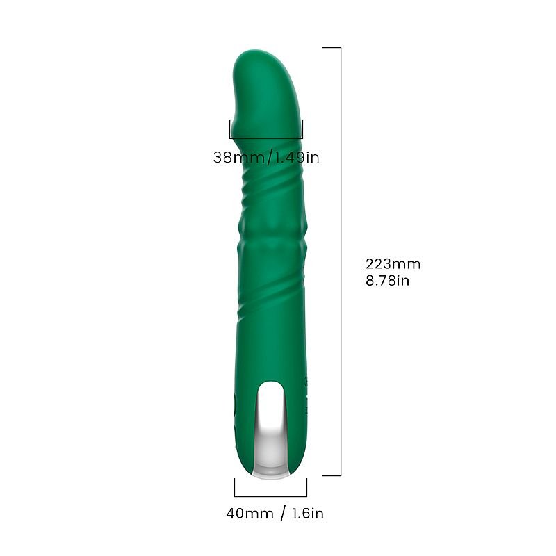 Vibrador de Ponto G com Vai e Vem / Rotação de Esferas