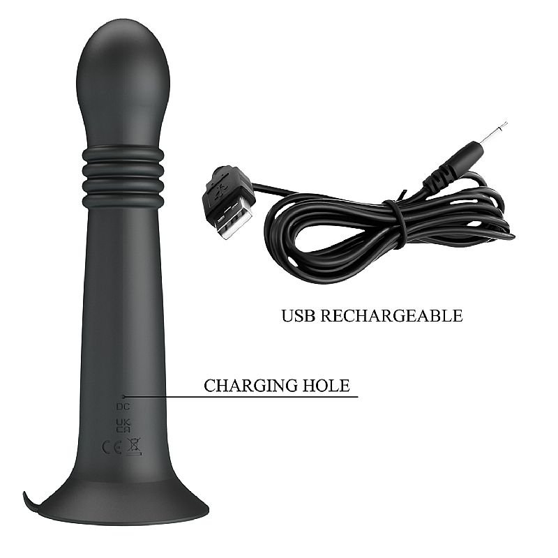 Vibrador de Ponto G com Vai e vem / Rotação na Ponta - Stellan - Pretty Love