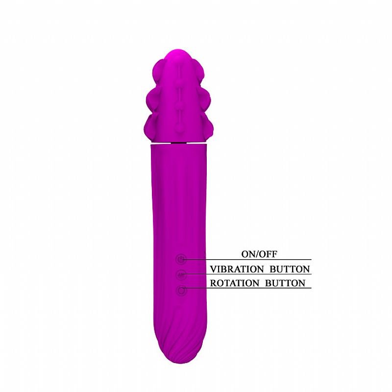 Vibrador de Ponto G - Dupla Rotação - Aaron - Recarregável via USB - Pretty Love