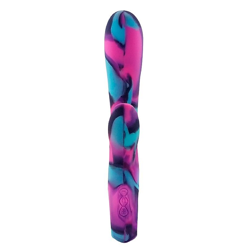 Vibrador de Ponto G e Cliróris - Colorido - Lealso