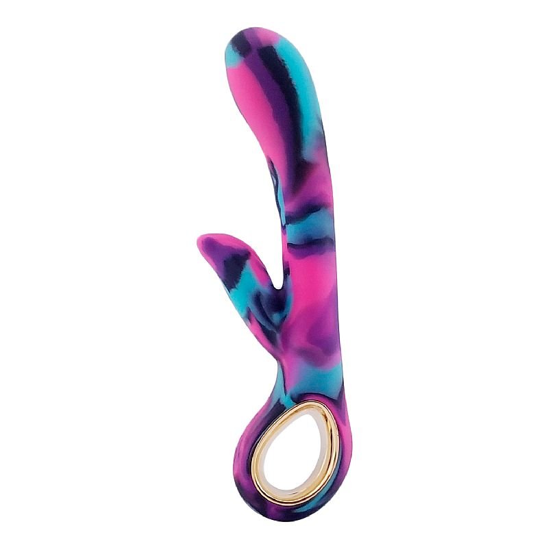 Vibrador de Ponto G e Cliróris - Colorido - Lealso