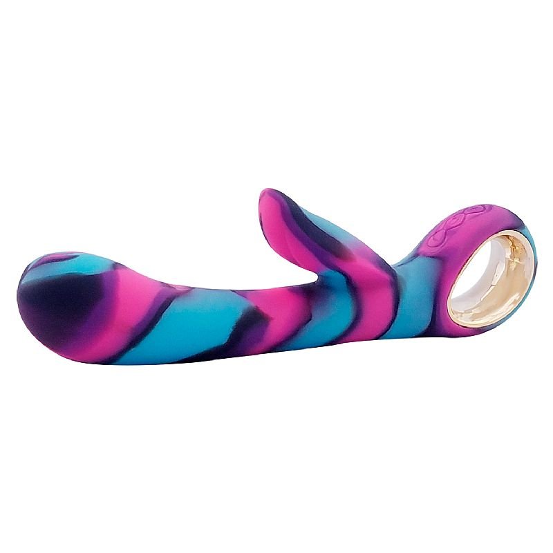 Vibrador de Ponto G e Cliróris - Colorido - Lealso