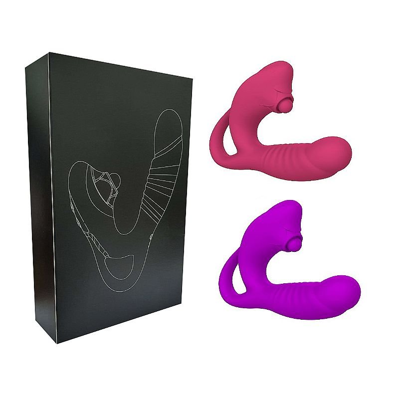 Vibrador de Ponto G e clitóris - Pink