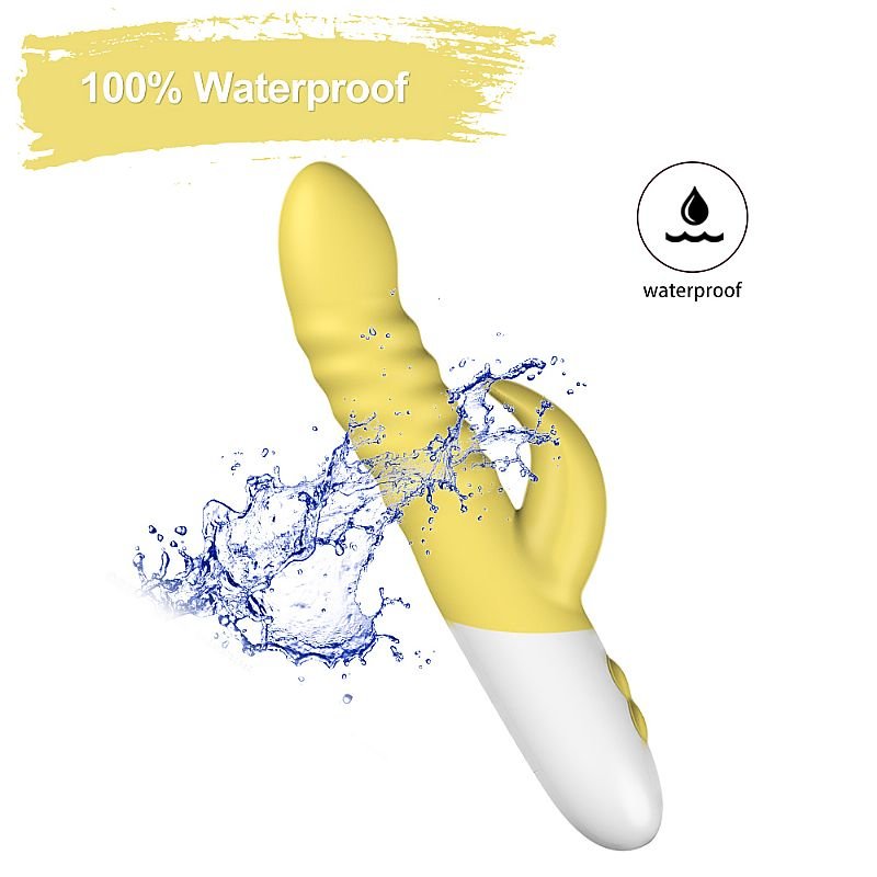 Vibrador de Ponto G e clitóris 21cm - Azul