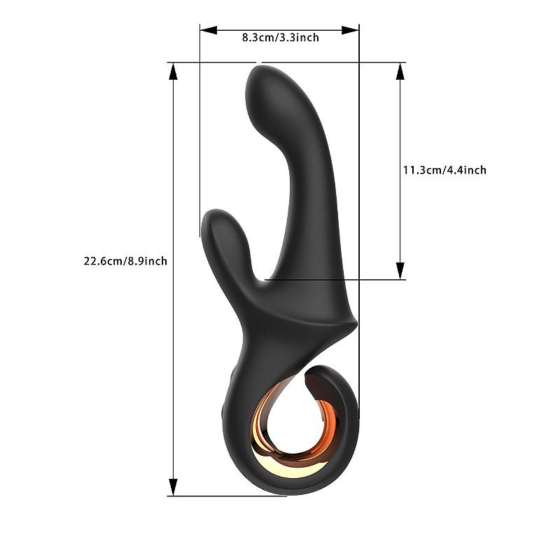Vibrador de Ponto G e Clitóris - 22,7 x 5,1