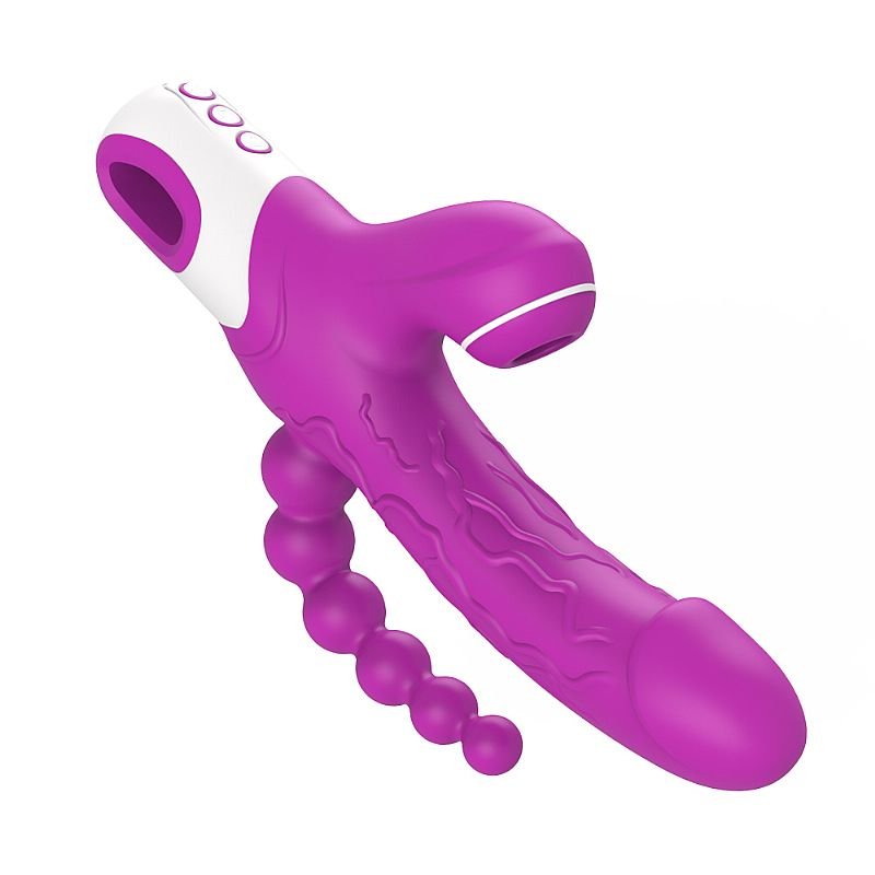 Vibrador de Ponto G e Clitóris - 3 em 1 - Eros