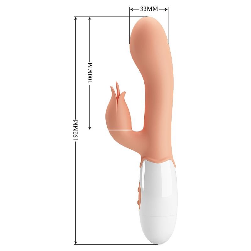 Vibrador de Ponto G e Clitóris à Pilha - Bloody Mary - Pretty Love