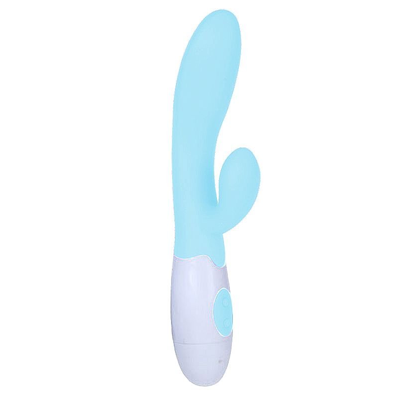 Vibrador de Ponto G e clitóris - Alvis - Puro Silicone - 30 Níveis de Vibração - Pretty Love - Roxo