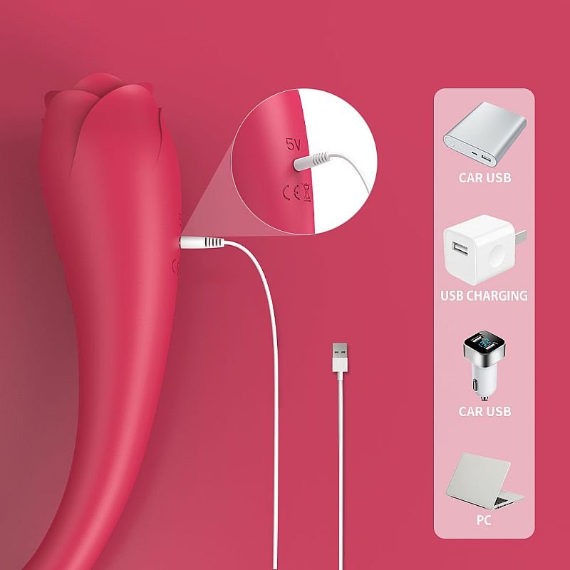 Vibrador de Ponto G e Clitóris - ASAP - Rosa - S-Hande