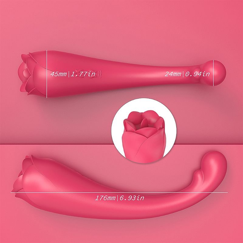 Vibrador de Ponto G e Clitóris - ASAP - Rosa - S-Hande