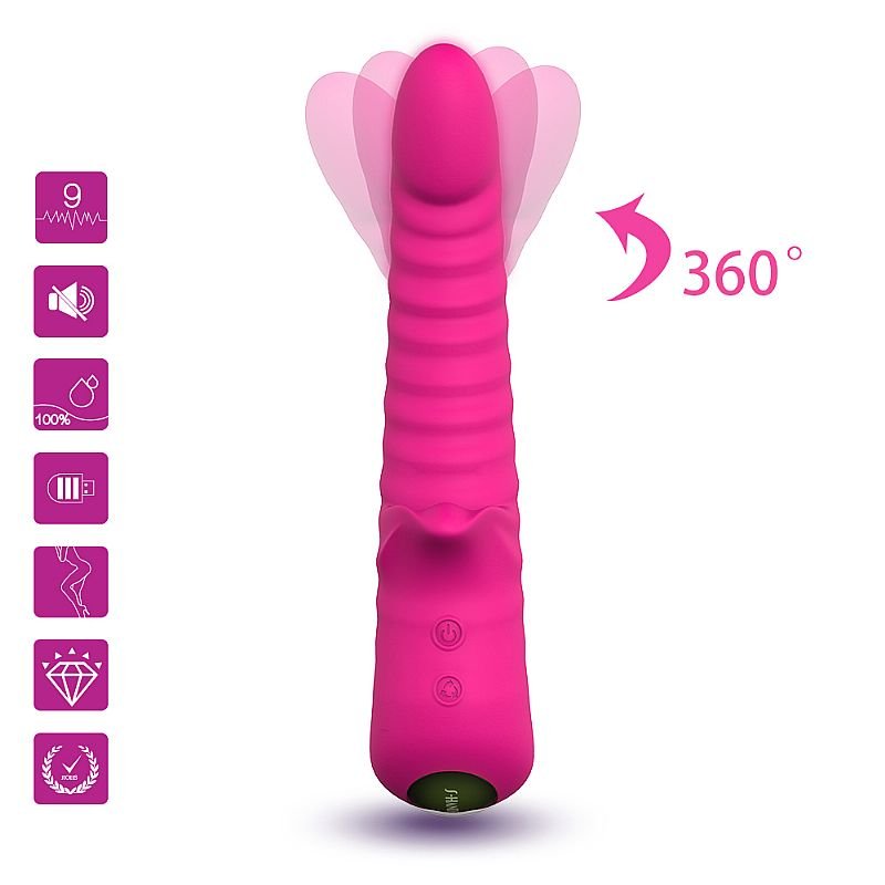 Vibrador de Ponto G e Clitóris - Aurora - S-Hande - Pink