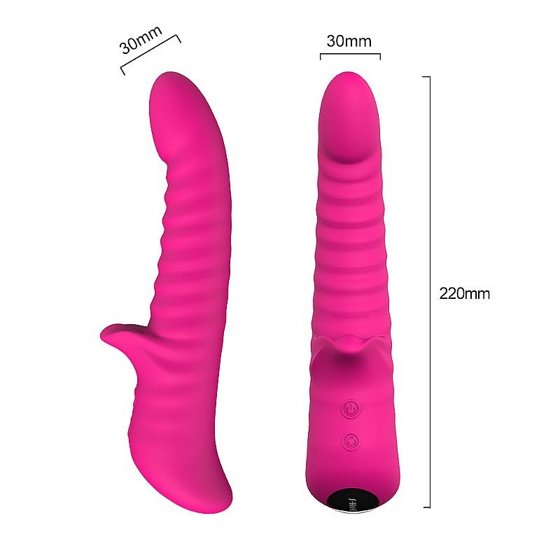 Vibrador de Ponto G e Clitóris - Aurora - S-Hande - Pink