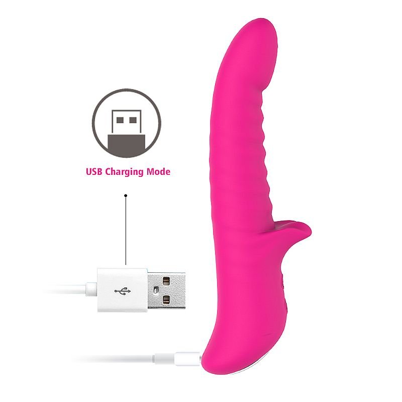 Vibrador de Ponto G e Clitóris - Aurora - S-Hande - Roxo