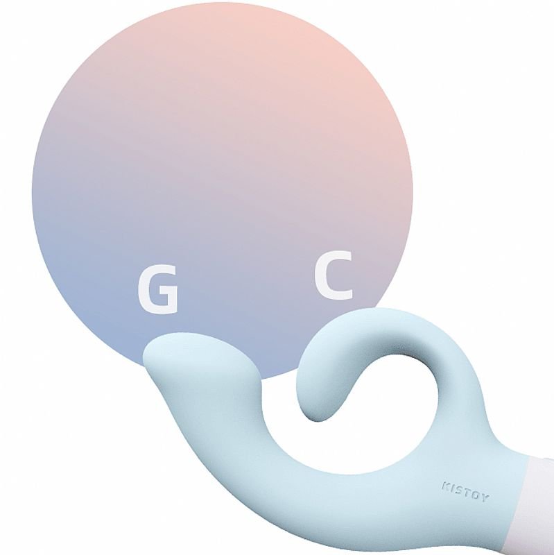 Vibrador de Ponto G e clitóris - BIG G - Kistoy