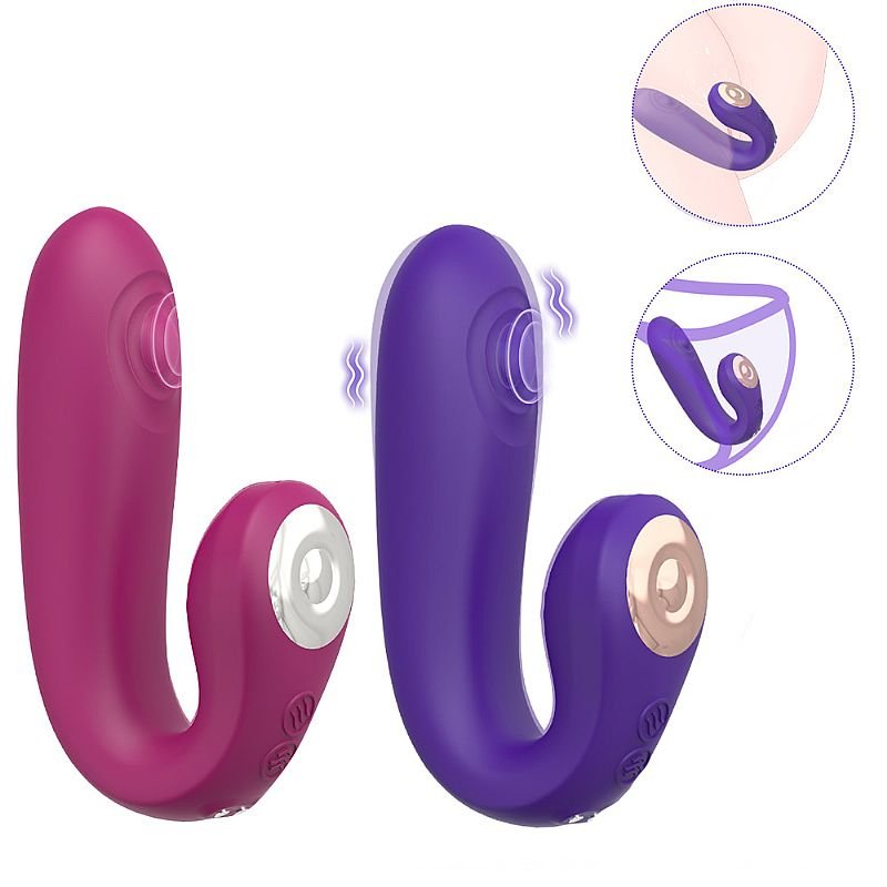 Vibrador de Ponto G e Clitóris - Bobby - S-Hande - Roxo