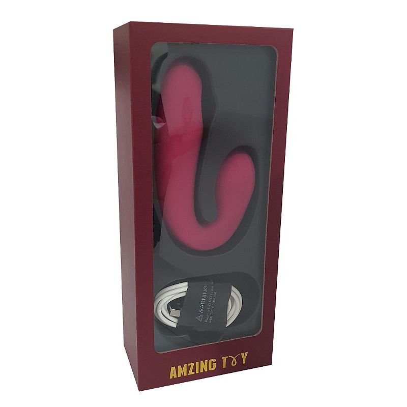 Vibrador de Ponto G e Clitóris - Bobby - S-Hande - Vinho