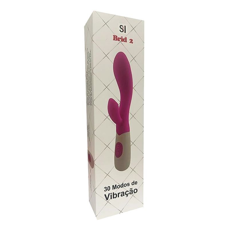 Vibrador de Ponto G e Clitóris - Brid 2 - Á Pilhas - Pink
