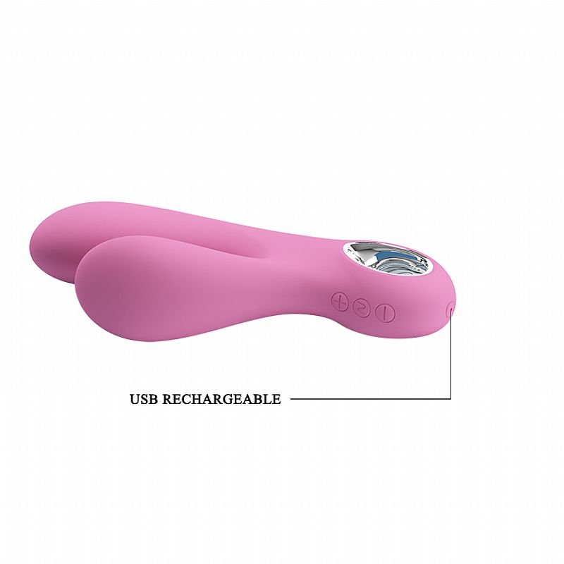 Vibrador de Ponto G e clitóris - Canrol - Pretty Love - Roxo