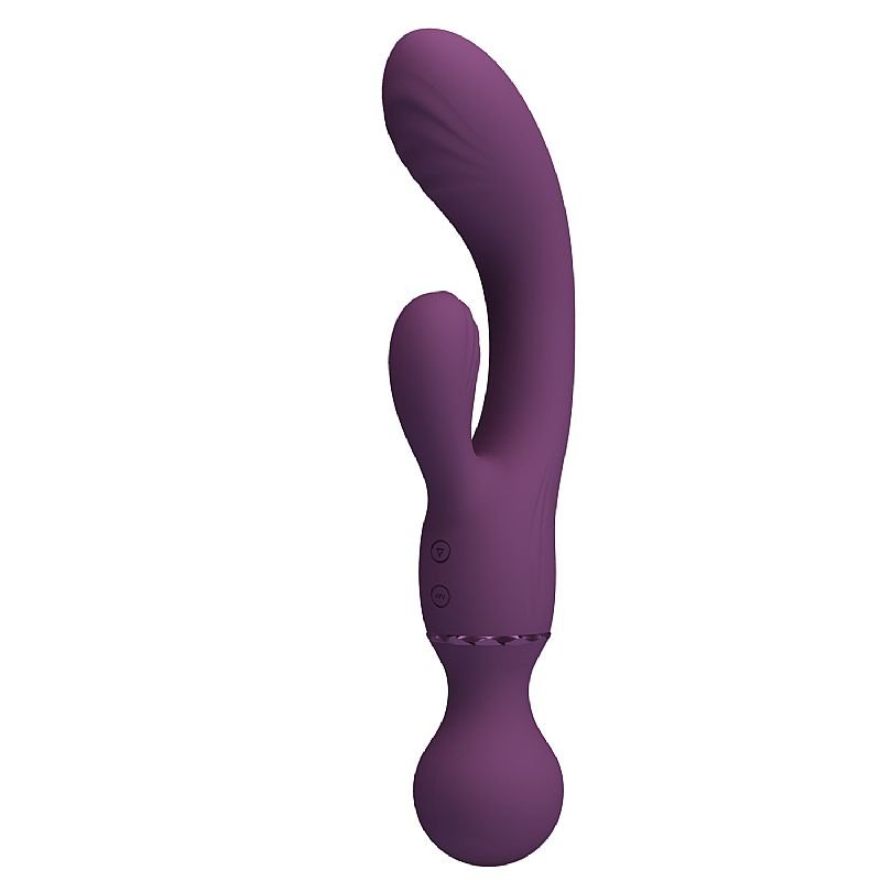 Vibrador de Ponto G e Clitóris com 3 Motores - All Rounder - Pretty Love
