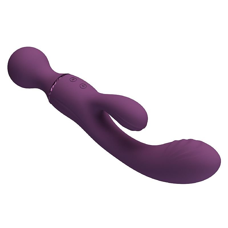 Vibrador de Ponto G e Clitóris com 3 Motores - All Rounder - Pretty Love