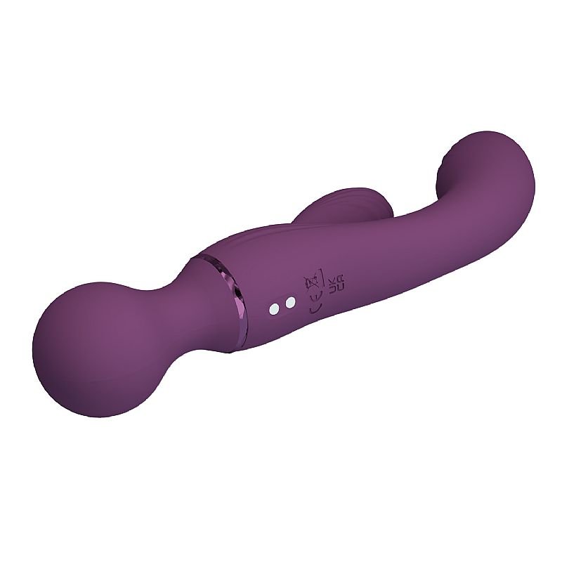 Vibrador de Ponto G e Clitóris com 3 Motores - All Rounder - Pretty Love