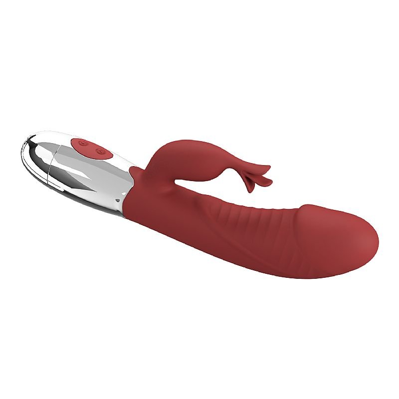Vibrador de Ponto G e Clitóris com 30 Vibrações - Rasmussen - Pretty Love
