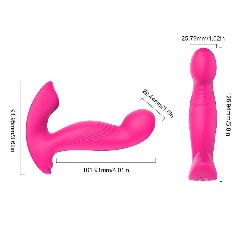 Vibrador de ponto G e clitóris com 360 ° - Even - S-Hande - Pink