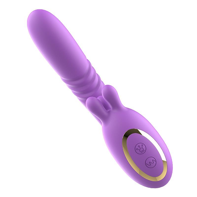 Vibrador de Ponto G e Clitóris com 360° / Vai e vem - Layla - S-Hande - Vinho