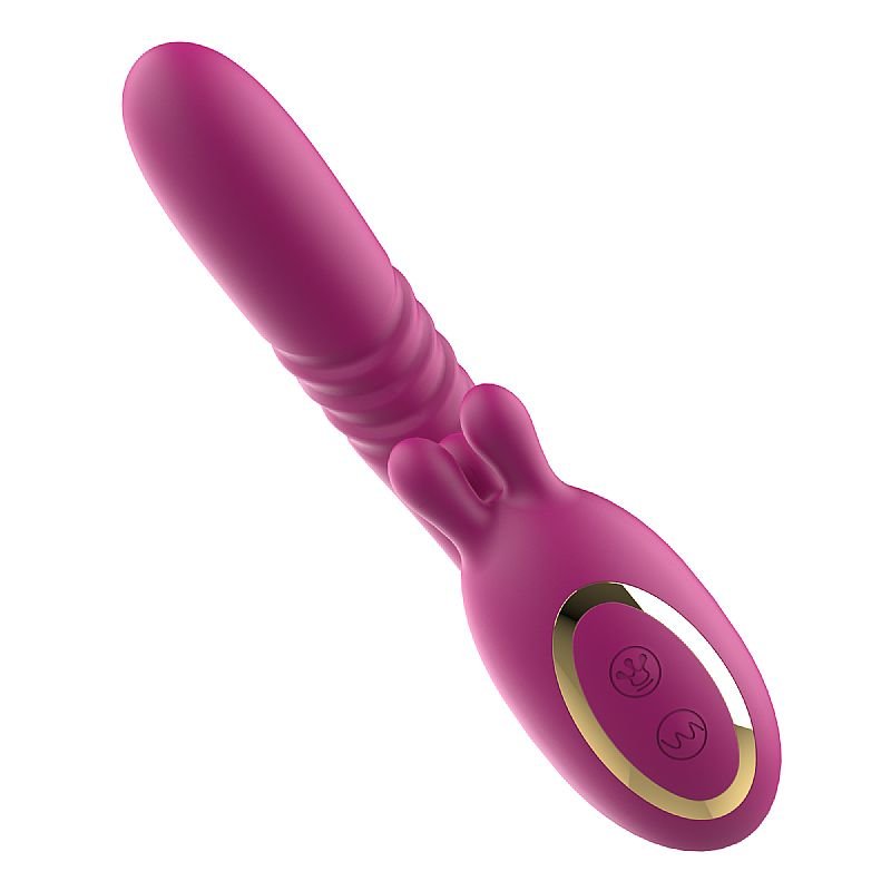 Vibrador de Ponto G e Clitóris com 360° / Vai e vem - Layla - S-Hande - Vinho