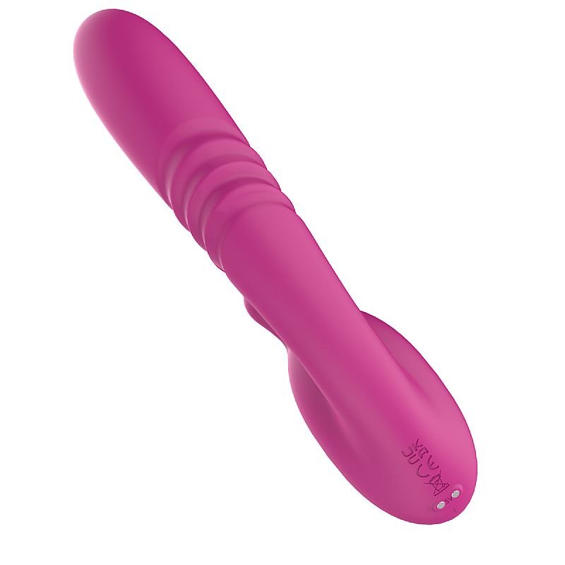 Vibrador de Ponto G e Clitóris com 360° / Vai e vem - Layla - S-Hande - Vinho