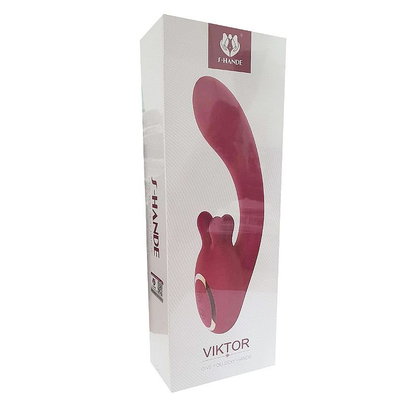 Vibrador de Ponto G e Clitóris com 360° - Viktor - S-Hande - Vinho