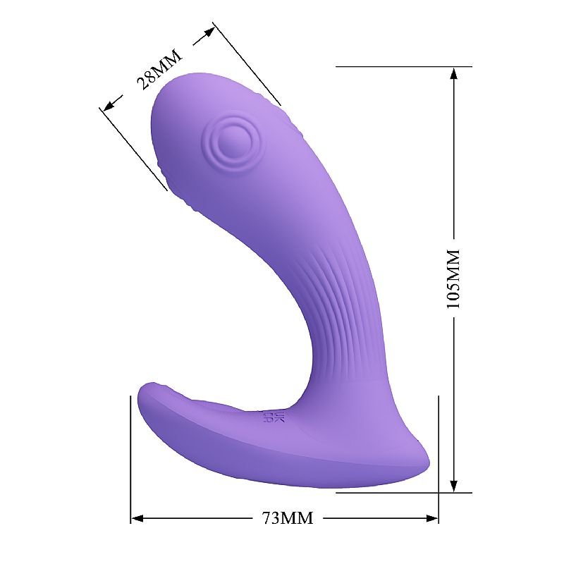 Vibrador de Ponto G e Clitóris com 4 Tapping - Andromeda - Pretty Love