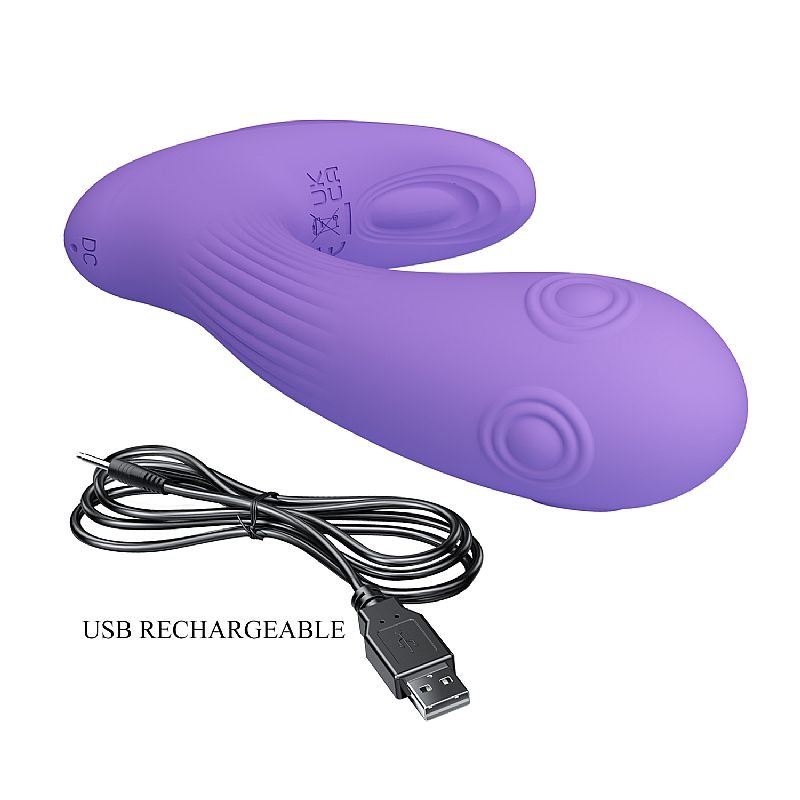Vibrador de Ponto G e Clitóris com 4 Tapping - Andromeda - Pretty Love