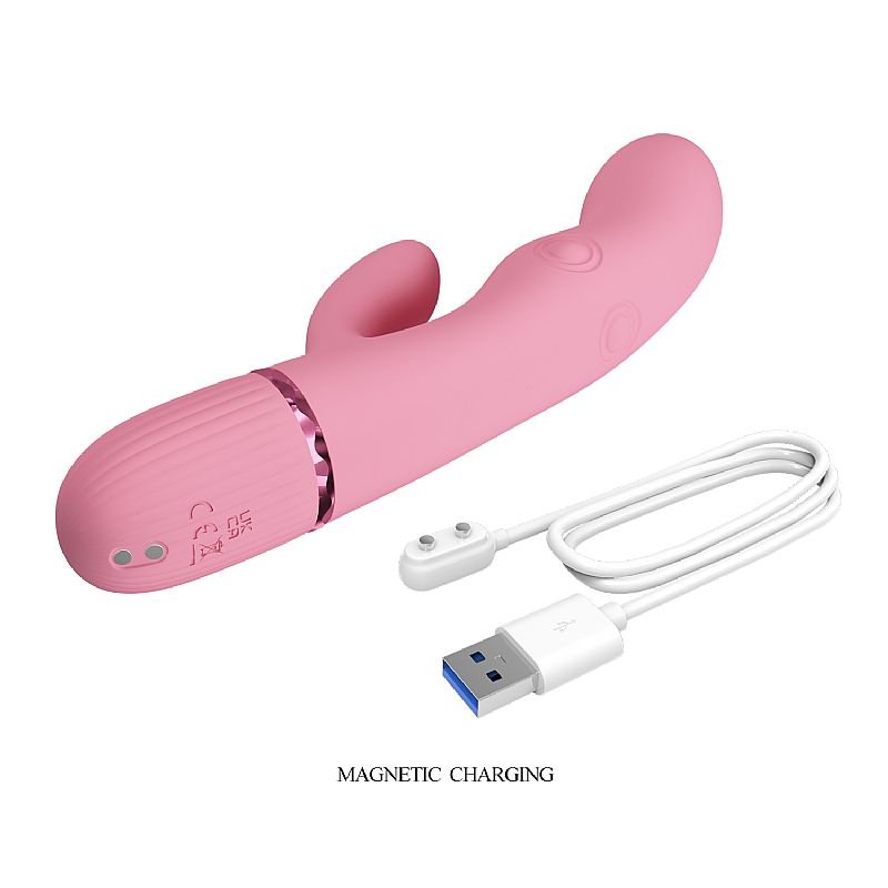 Vibrador de Ponto G e Clitóris com 4 Tapping - Zach - Pretty Love