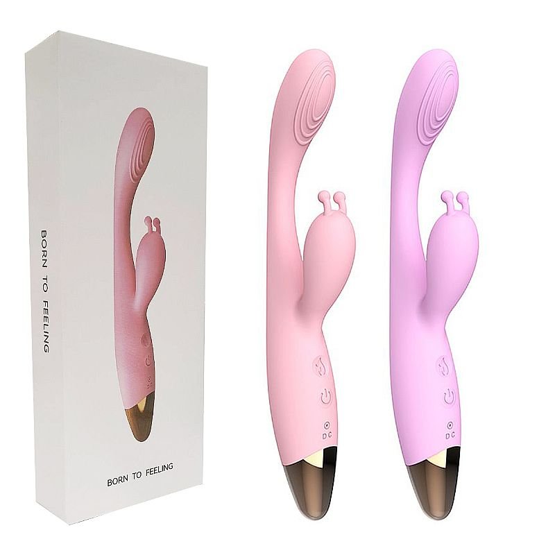 Vibrador de Ponto G e Clitóris com Aquecimento