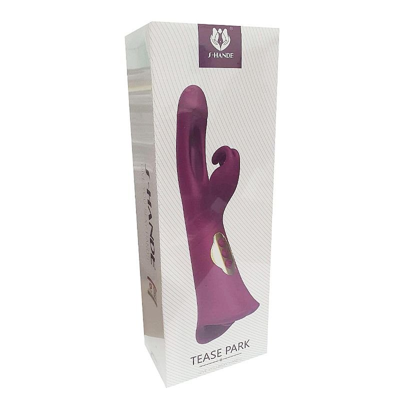 Vibrador de Ponto G e clitóris com Boca - Dedilhar / Slap - Tease Park - S-Hande