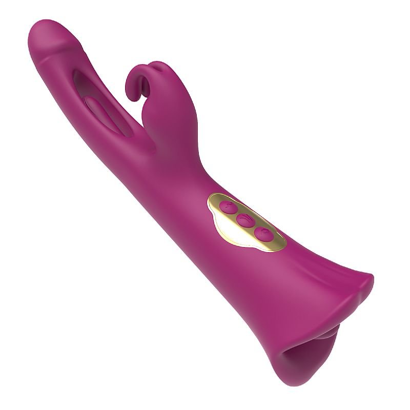 Vibrador de Ponto G e clitóris com Boca - Dedilhar / Slap - Tease Park - S-Hande