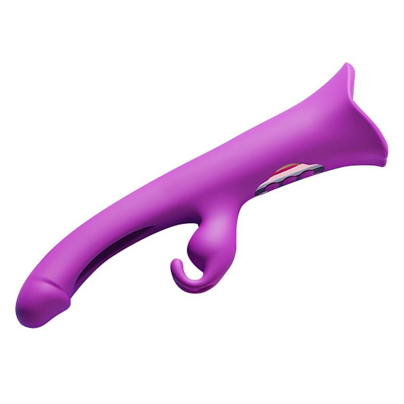 Vibrador de Ponto G e clitóris com Boca - Dedilhar / Slap - Tease Park - S-Hande