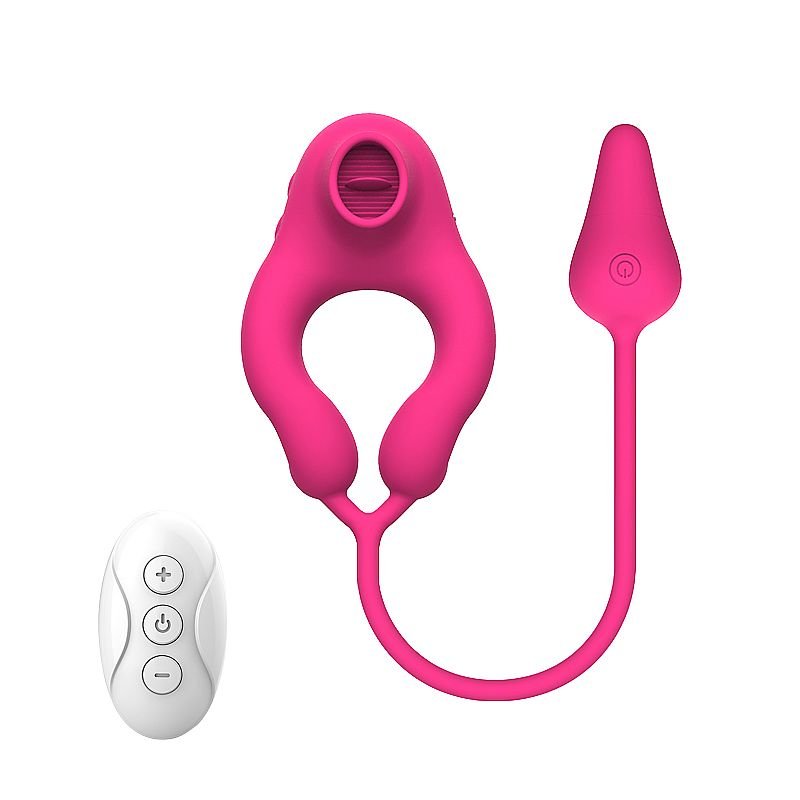 Vibrador de Ponto G e Clitóris / com Bullet - Lick Egg -ALWUP - Roxo